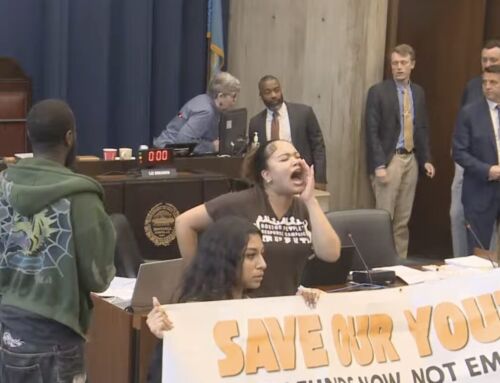 Eight arrested in City Hall while protesting youth job cuts in Wu’s budget